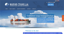Desktop Screenshot of marine-trans.com.ua