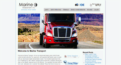 Desktop Screenshot of marine-trans.com