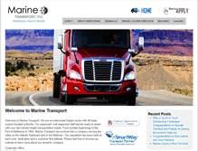 Tablet Screenshot of marine-trans.com